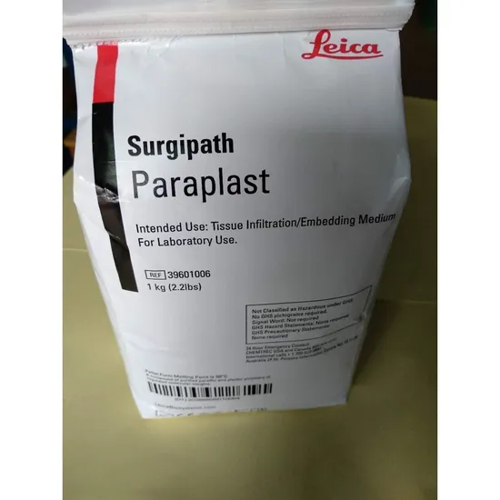 Kest&auml;v&auml; tieteellinen kudoksen upotuspatologia Diaparafiini, jota k&auml;ytet&auml;&auml;n laboratoriodiagnostiikkatoimenpiteisiin